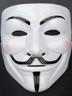 Anonymous maska Vendetta - biela