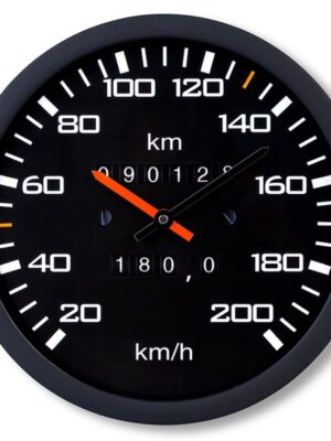 Hodiny tachometer