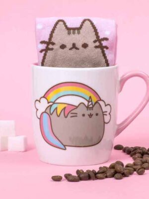 Hrnček s ponožkami Pusheen - Unicorn