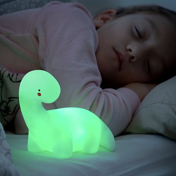 Nočná LED lampička dinosaurus