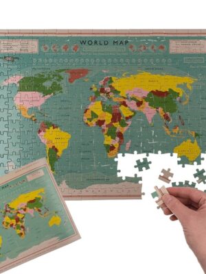 Puzzle mapa sveta