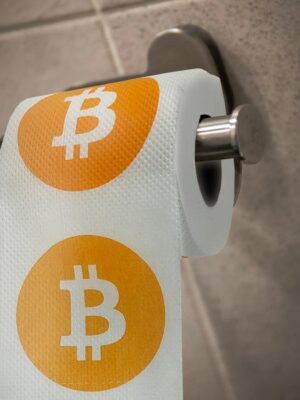 Toaletný papier Bitcoin